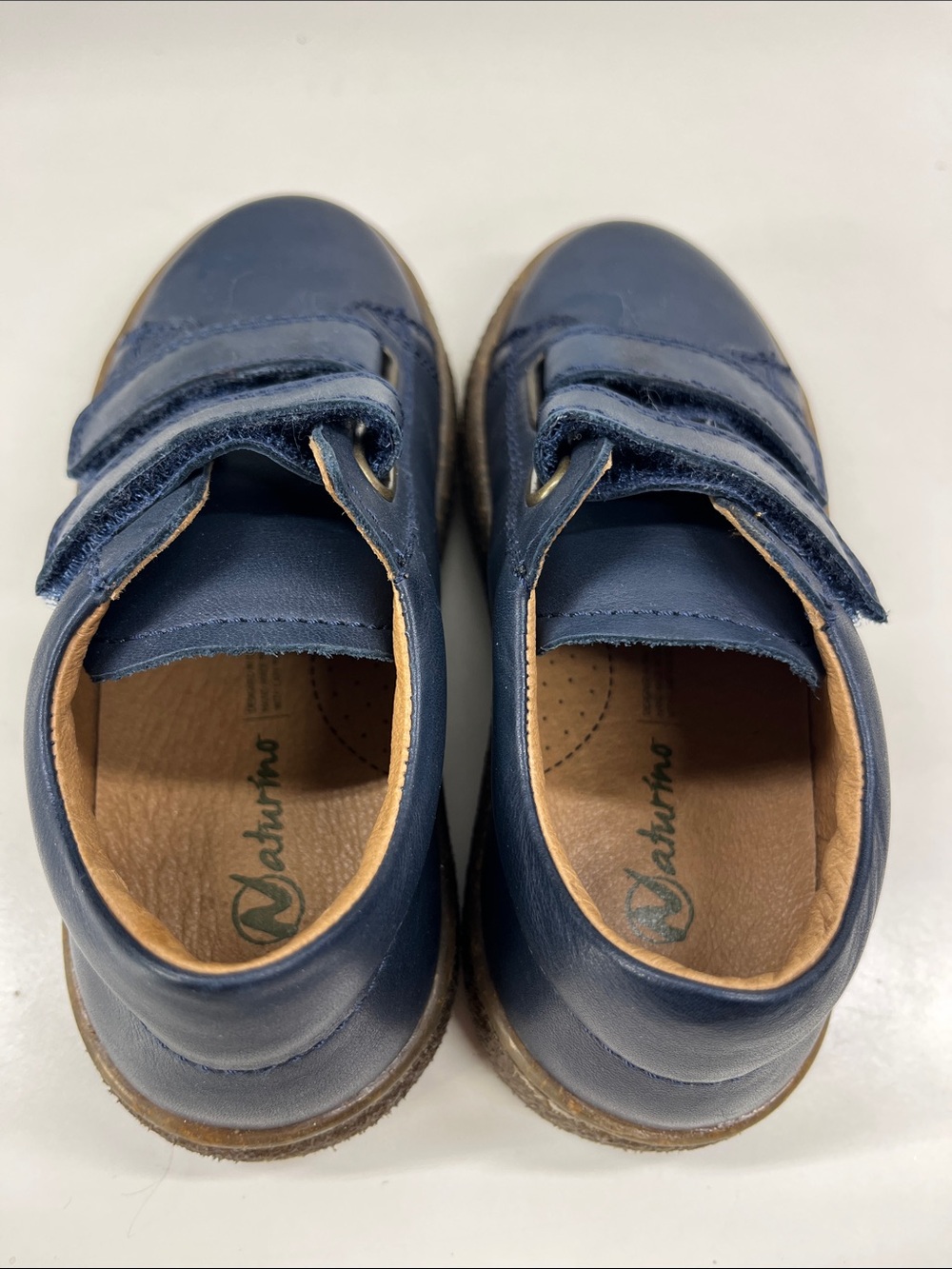 New Naturino Kids' Boy’s Carex Sneaker Shoes in Navy Leather Size 28 (US 11.5) - Picture 2 of 6